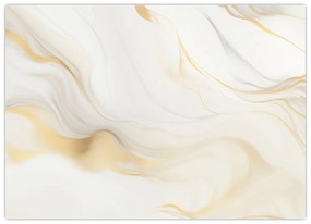 Tablou pe sticlă - Abstracție cu decor (70x50 cm)