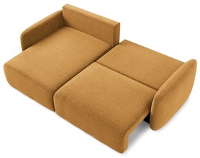 Colțar portocaliu extensibil/cu spațiu de depozitare (cu colț pe partea stângă) Kalena – Makamii