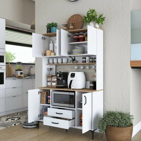 Dulap Jedy Walnut and White