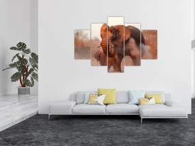 Tablou - Marele elefant african (150x105 cm)