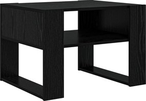 vidaXL Masă de cafea Stejar Negru 66 x 53 x 45 cm Lemn compozit