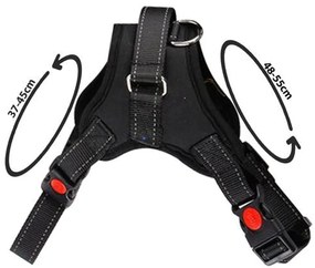 Hamac negru pentru caine cu maner ANGLY S