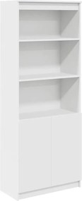 vidaXL Dulap înalt, alb, 70x35x180 cm, lemn prelucrat