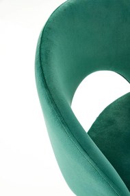 Scaun de bar H96 velvet verde