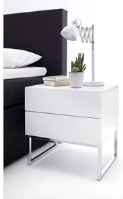 Noptieră ROCKY albă