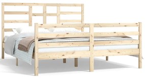 3105870 vidaXL Cadru de pat, 160x200 cm, lemn masiv