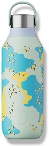 Sticlă termos Chilly's Bottles - Desert Camo green 500ml, ediția Studio/Series 2