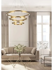 Lustră LED dimabilă pe cablu CASTLE LED/80W/230V auriu Redo 01-3181