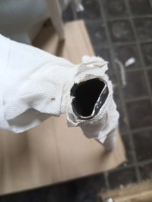 Reducere Scaun gri FOX cu picioare negre Calitatea II