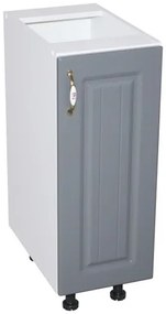 Corp inferior 30 cu 1 usa Zebra MDF gri dungi
