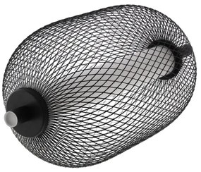 Pendul LED pe cablu PUMA LED/10W/230V diam. 15 cm negru