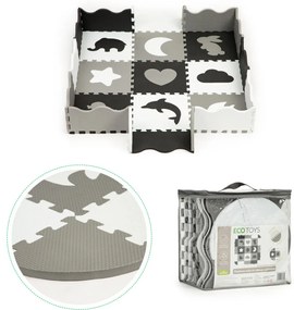 Covor puzzle din spumă cu gard 25 de piese