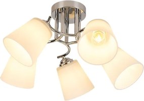 Lustră aplicată PAFOS 5xE27/15W/230V, crom lucios