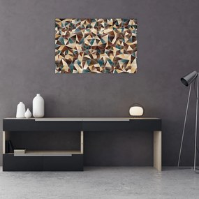 Tablou - Triunghiuri (90x60 cm)