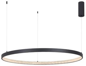 Lustra LED dimabila, design modern PRESTON, 110cm negru NVL-9865110