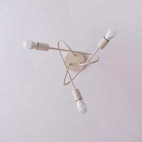 Plafonieră OXFORD 3xE27/15W/230V crem