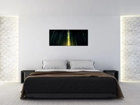 Tablou cu pădurea întunecată (120x50 cm)
