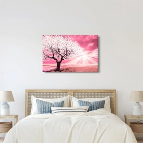 Tabloul cu pomul roz (90x60 cm)