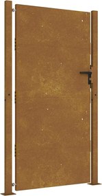 vidaXL Poartă de grădină 100x200 cm, oțel Corten