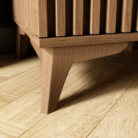 OFERTA Noptiera ENTSIAN 40x40cm, stejar artisan a II-a calitate