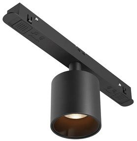 Spot LED, accesoriu pentru sina magnetica Exility, Alfa S negru