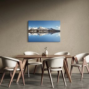 Tablou cu munți și reflectarea lor (90x60 cm)