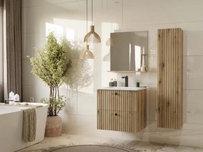 Dulap sub lavoar Terca 1 60 (stejar evoke) (cu lavoar). 1133036