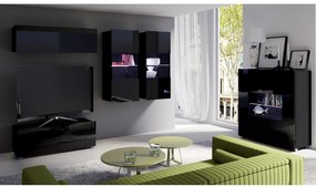 Mobilier living Calabria C12 (Negru) (fără iluminat). 1051640