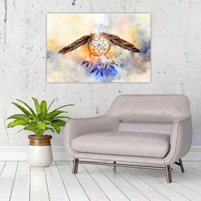 Tablou - Captator de vise cu pene (90x60 cm)