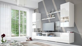 Zondo Mobilier living Berny 41 (alb + alb lucios). 1041457