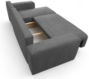 Colțar extensibil Avia Mini universal - grafit catifea reiată Lincoln 90