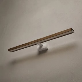Brilagi-LED Iluminare pentru oglindă de baie WOODY MIRROR 3în1 LED/15W/230V 80 cm IP44 alb/stejar