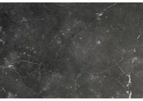 Măsuță de cafea neagră rotundă cu blat cu aspect de marmură ø 65 cm Strington – Actona