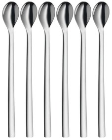 Set de linguri lungi gri din oțel inoxidabil 6 buc. Nuova – WMF