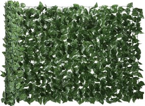 Outsunny Gard Viu Artificial din Fag pentru Balcon și Grădină, PE, 300x100 cm, Verde Închis | Aosom Romania