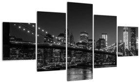 Tablou cu podul Brooklin în New York (125x70 cm), în 40 de alte dimensiuni noi
