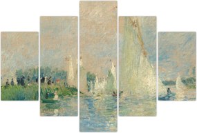 Tablou - Auguste Renoir, Regatta at Argenteuil, reproducere (150x105 cm)