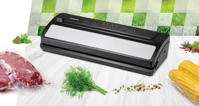 Aparat de vidat Heinner HAV-E110SS, vidare umeda uscata, vidare caserole, panou de comanda tactil, furtun pentru vidarea caserolelor, cutter