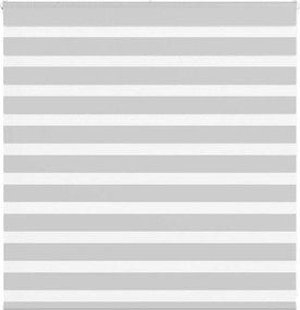 vidaXL Jaluzea tip zebra gri deschis lățime țesătură 135,9cm poliester