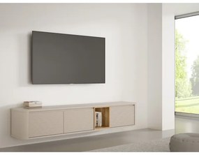Comodă TV INAR, bej/maro