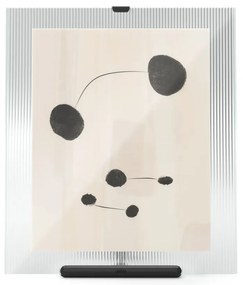 Ramă foto neagră cu picior de susținere din sticlă 26x30,5 cm Flute – Umbra