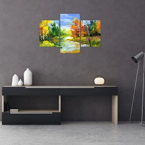 Tablou - Peisaj - pictură (90x60 cm)