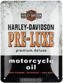 Placă metalică Harley-Davidson - Pre-Luxe