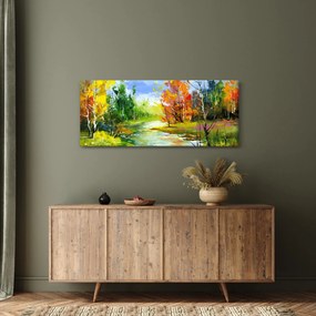 Tablou - Peisaj - pictură (120x50 cm)