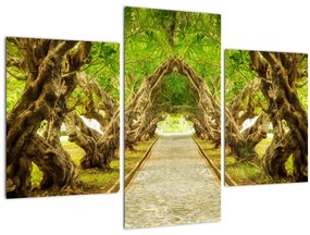 Tablou - Tunel viu din plumeria (90x60 cm)