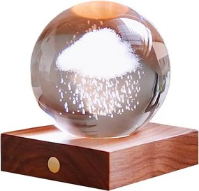 Decorațiune luminoasă maro închis cu USB Amber – Gingko