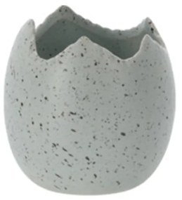 Ghiveci Egg din portelan turcoaz 7x7 cm