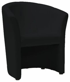 Fotoliu TM-1 piele ecologica negru/wenge EK14
