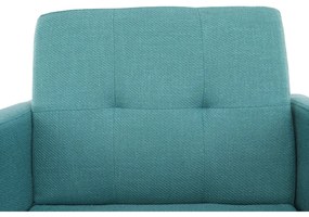 Fotoliu extensibil Culoare Turcoaz / Nuc , ARKADIA