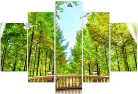 Tablou - Privire spre pădure (150x105 cm)